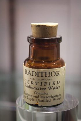 Radithor drink: a radioactive energy medicine